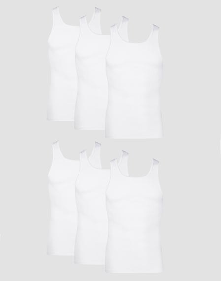 slim fit dress slacks Joah Brown Crew Neck Cut Off Boyfriend Tank Top | White