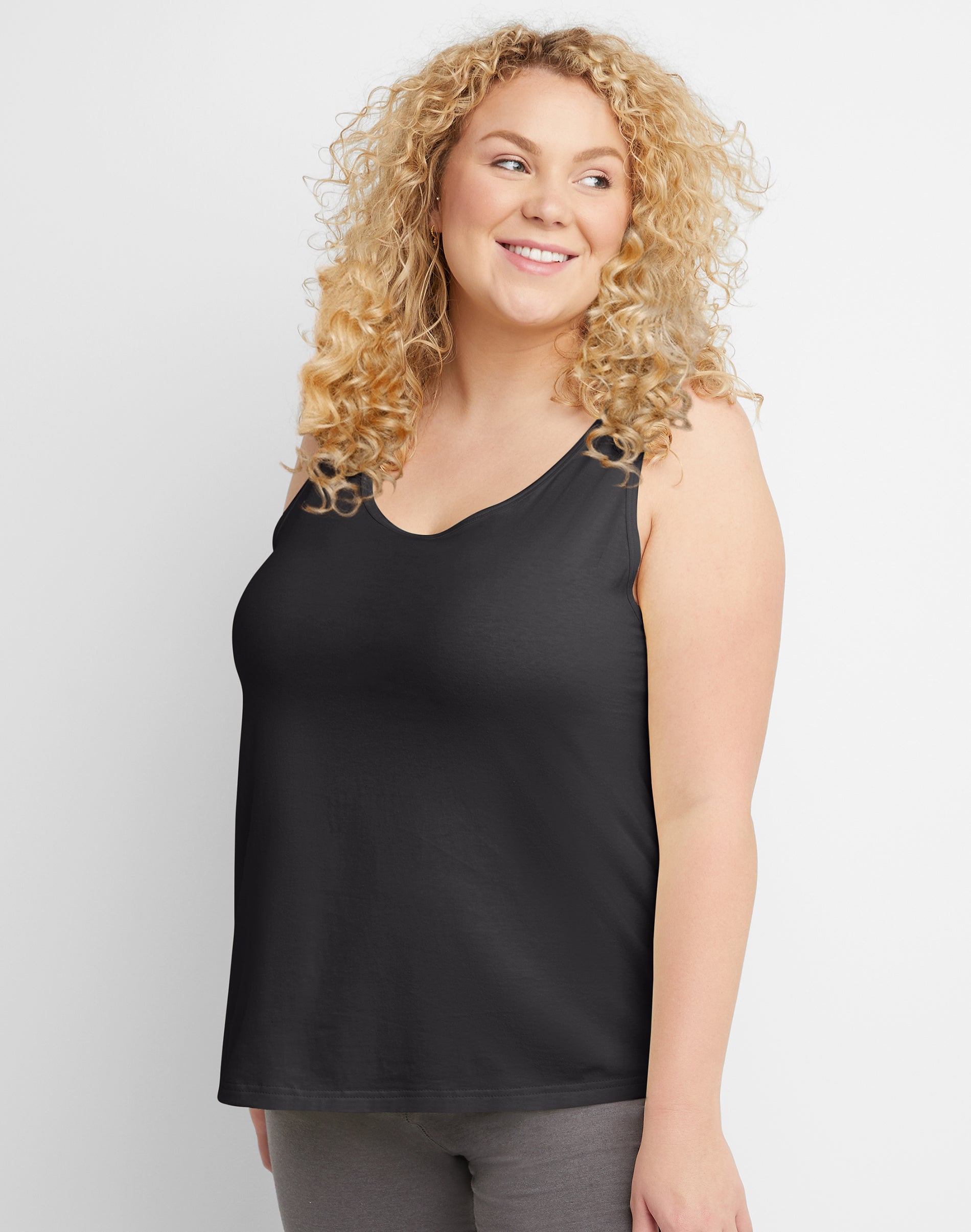 Hanes Originals Women's Cotton Tank (Plus Size)