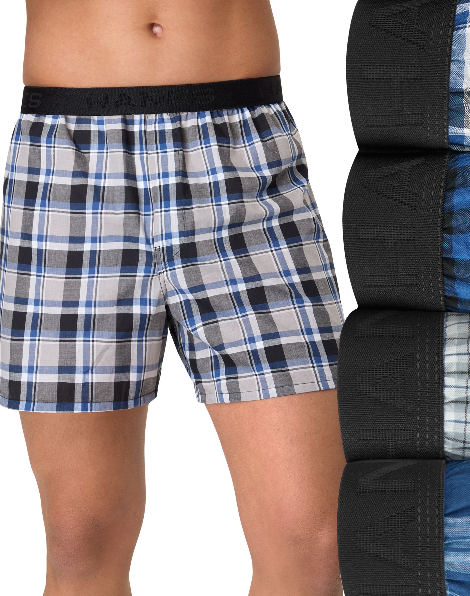 Hanes Ultimate Men's Underwear Boxers Pack - 4-Pack - Moisture