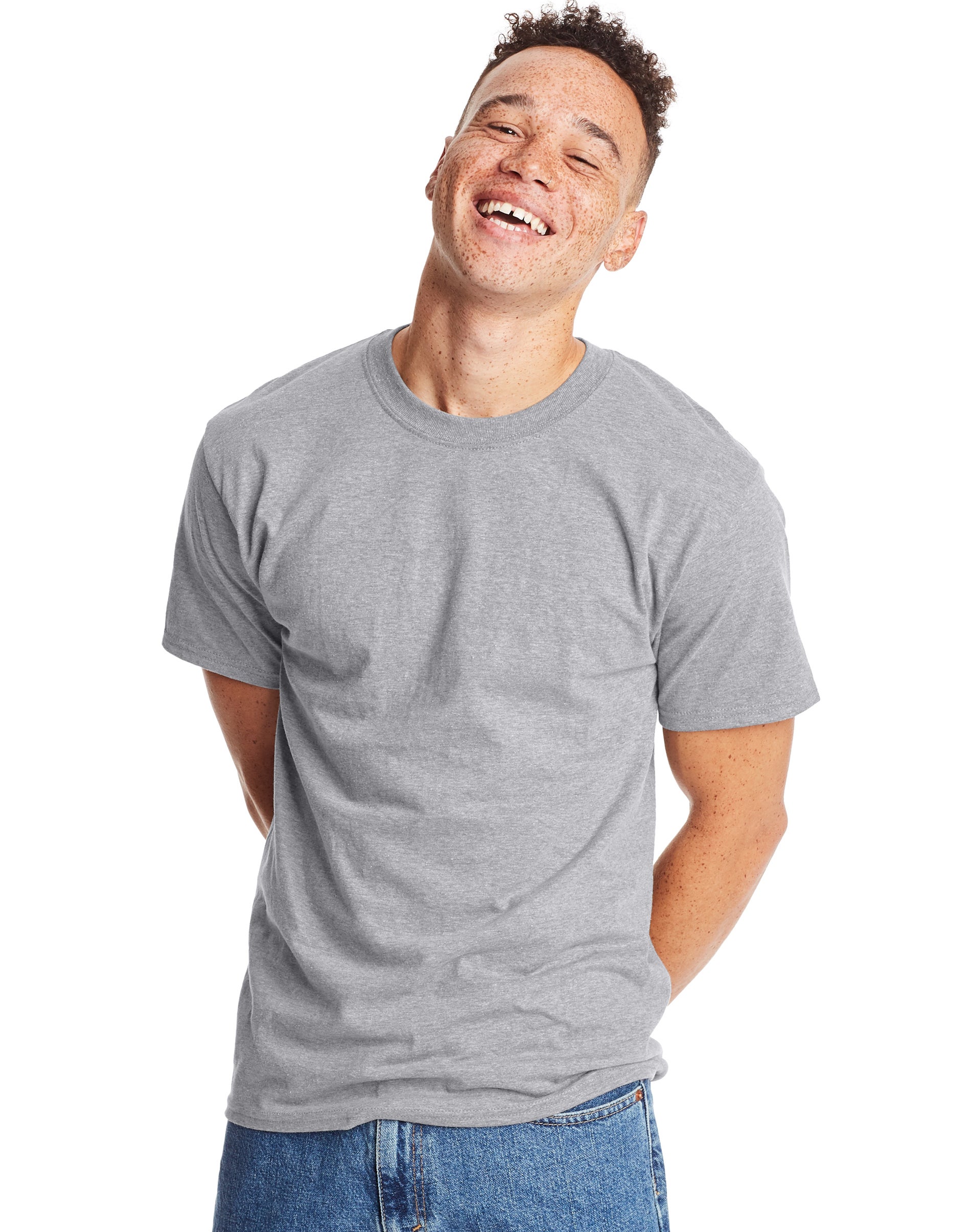 Hanes Beefy-T Men's T-Shirt, Value 2-Pack (Big & Tall Available)