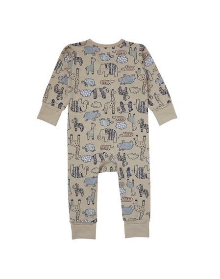 Pantaloni Bimba/Bimbo In Cotone Biologico Noppies - Modello Naura Coste, Colore Oatmeal, Taglia 6 Mesi - 3
