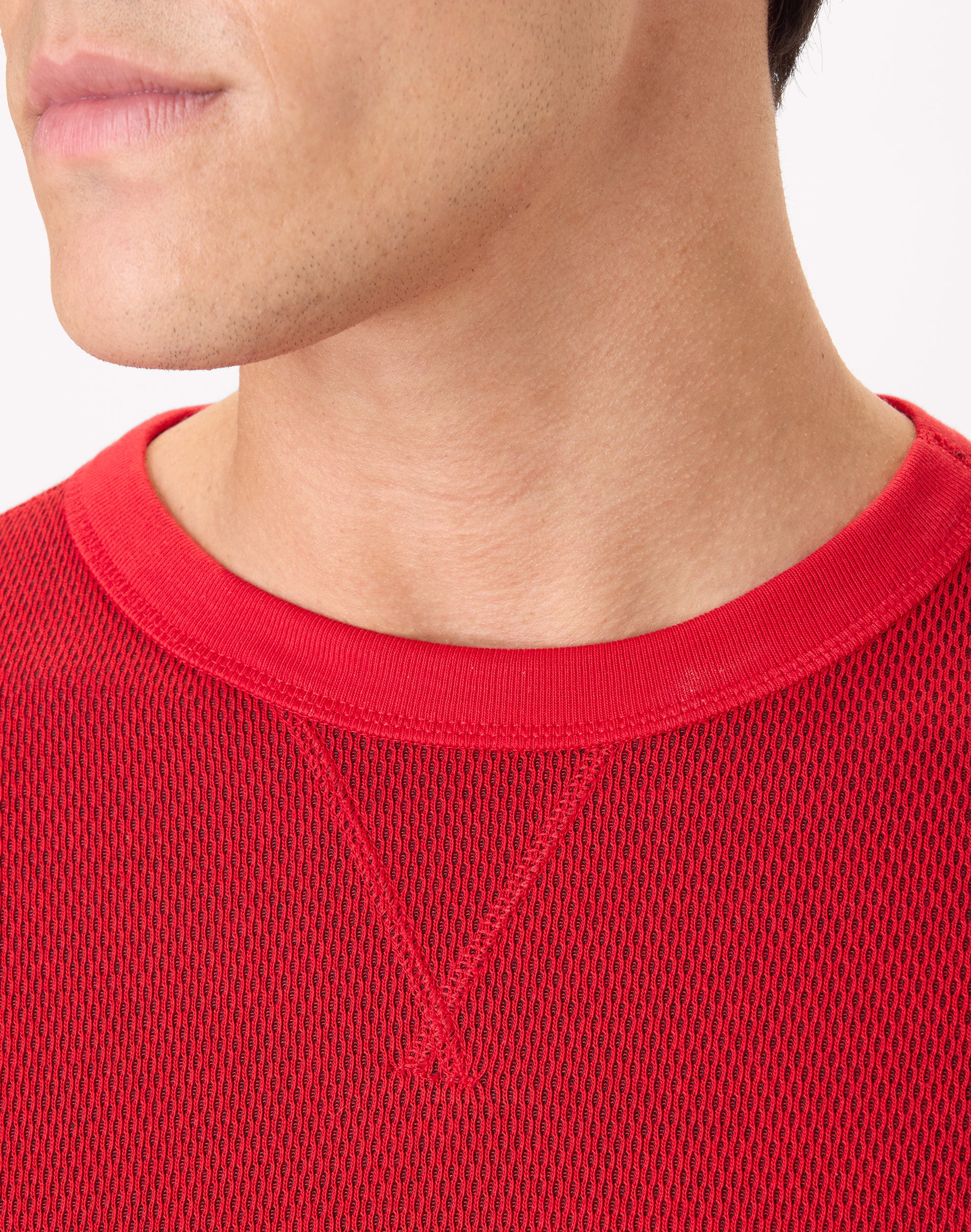 Hanes Men's Long-Sleeve Thermal Shirt, Reversible, Crewneck