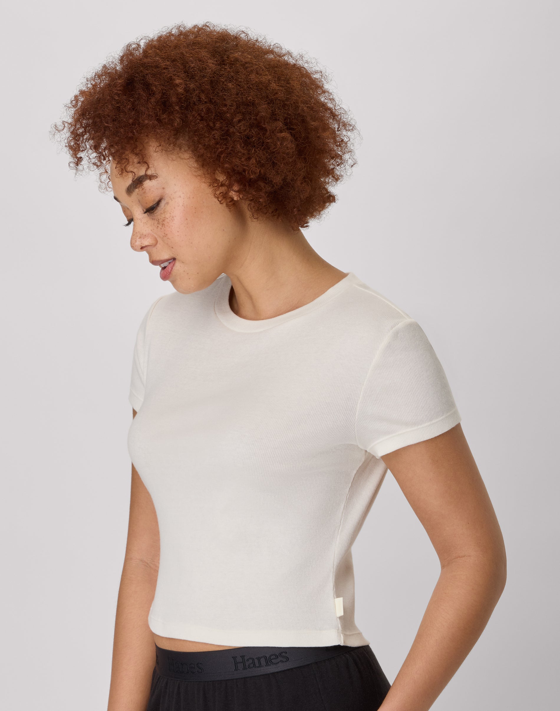 Hanes Originals SuperSoft Women's Babydoll Tee Pack - 2-Pack - Rib