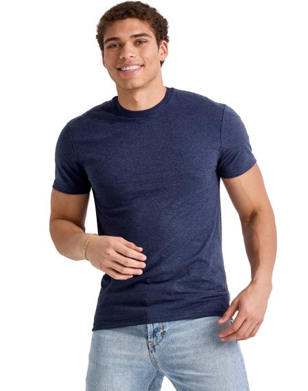 T-shirt Homme Hanes - Beige Rhum - Taille L - Vintage - Très Bon état