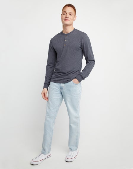 Spike Henley - Green - Organic Cotton - Octobre Éditions
