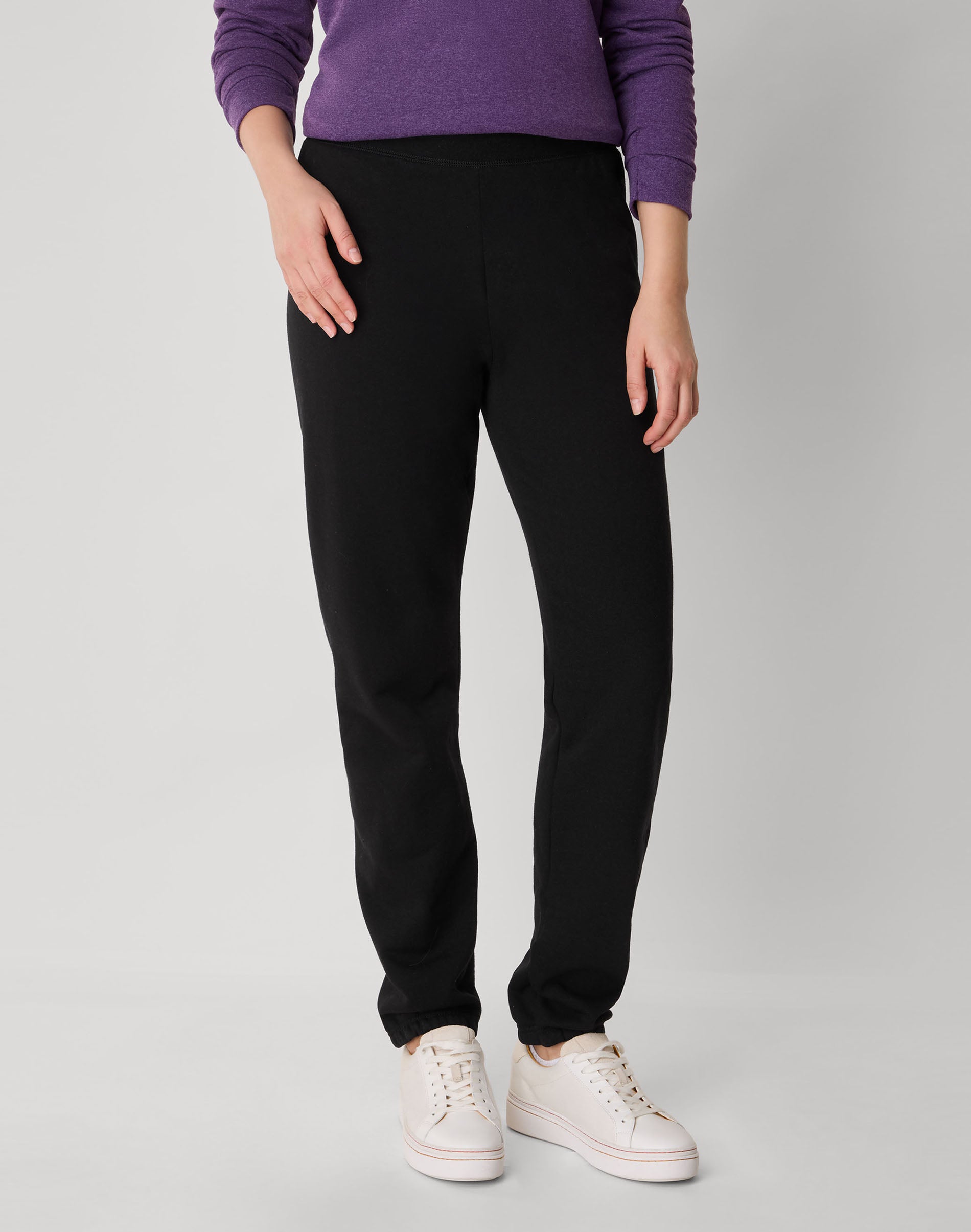 Hanes EcoSmart Women's Fleece Sweatpants with Cinched Cuffs, 30