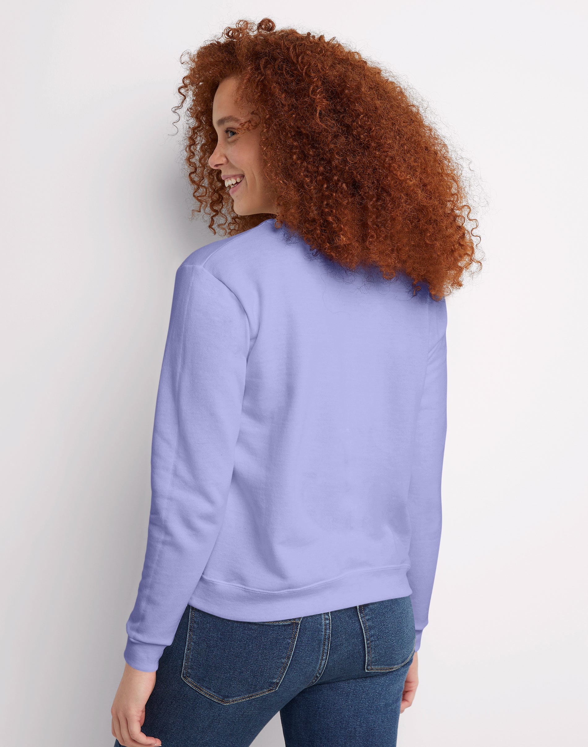 Hanes EcoSmart Women's Fleece Sweatshirt, V-Notch