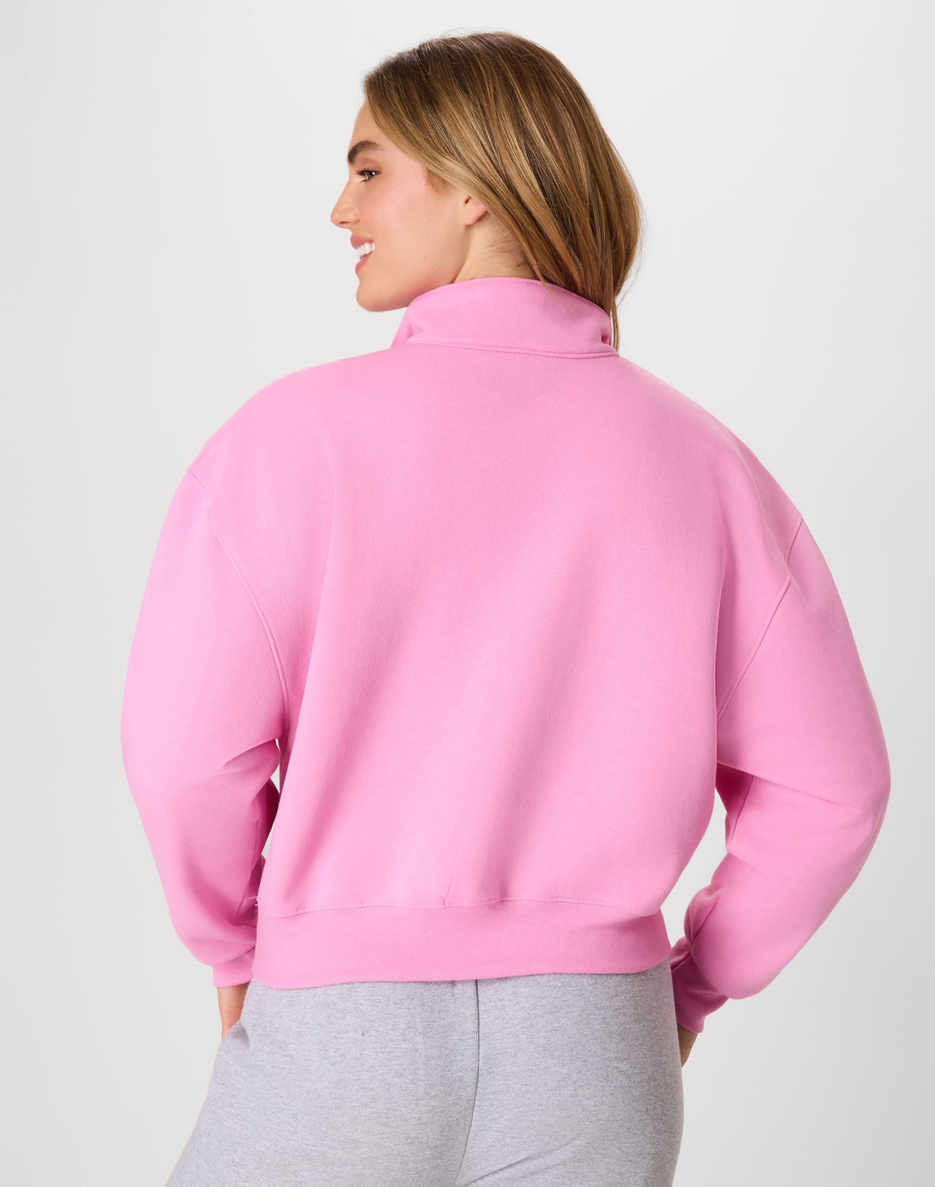 Hanes EcoSmart Women's Fleece Quarter-Zip Pullover
