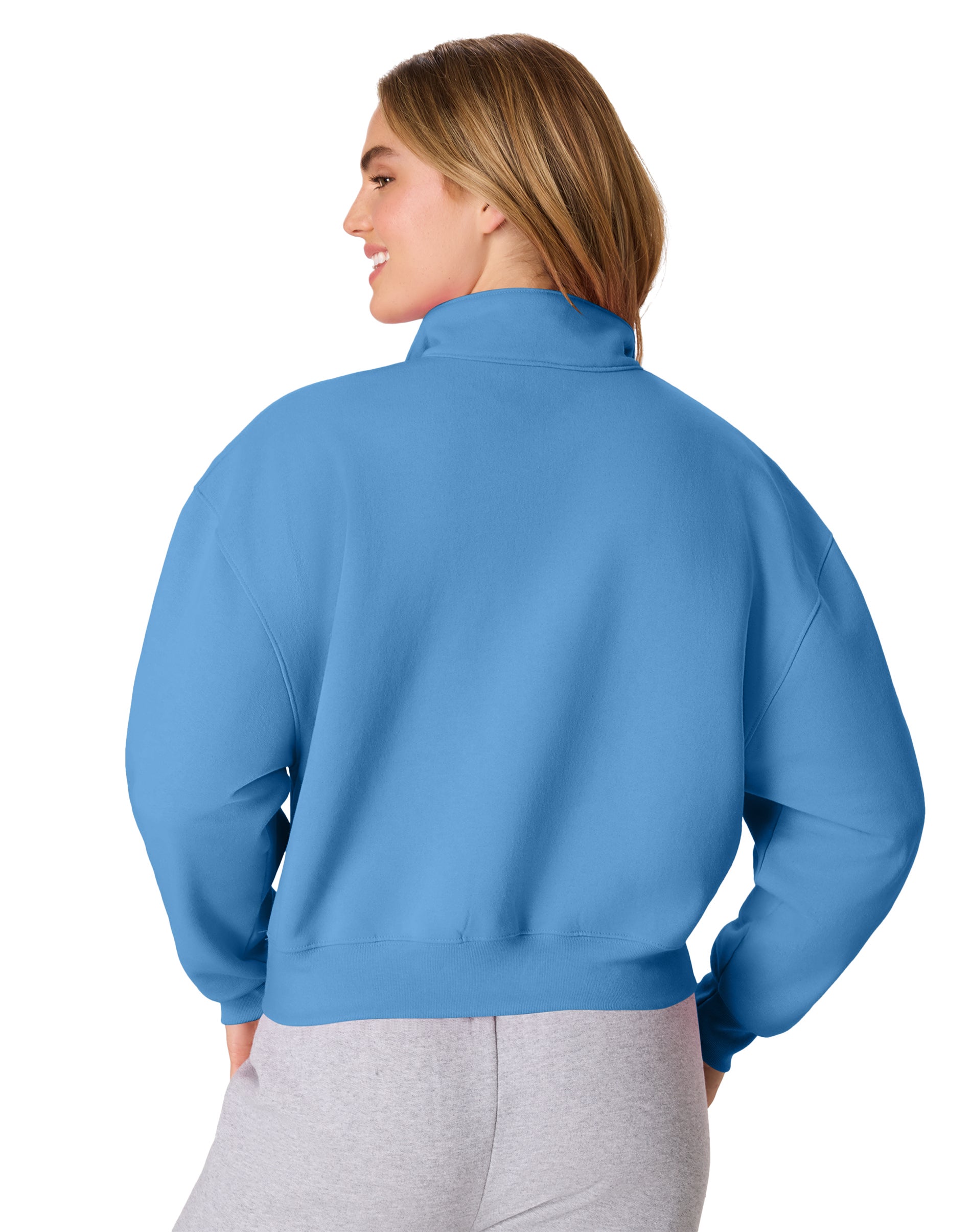 Hanes EcoSmart Women's Fleece Quarter-Zip Pullover