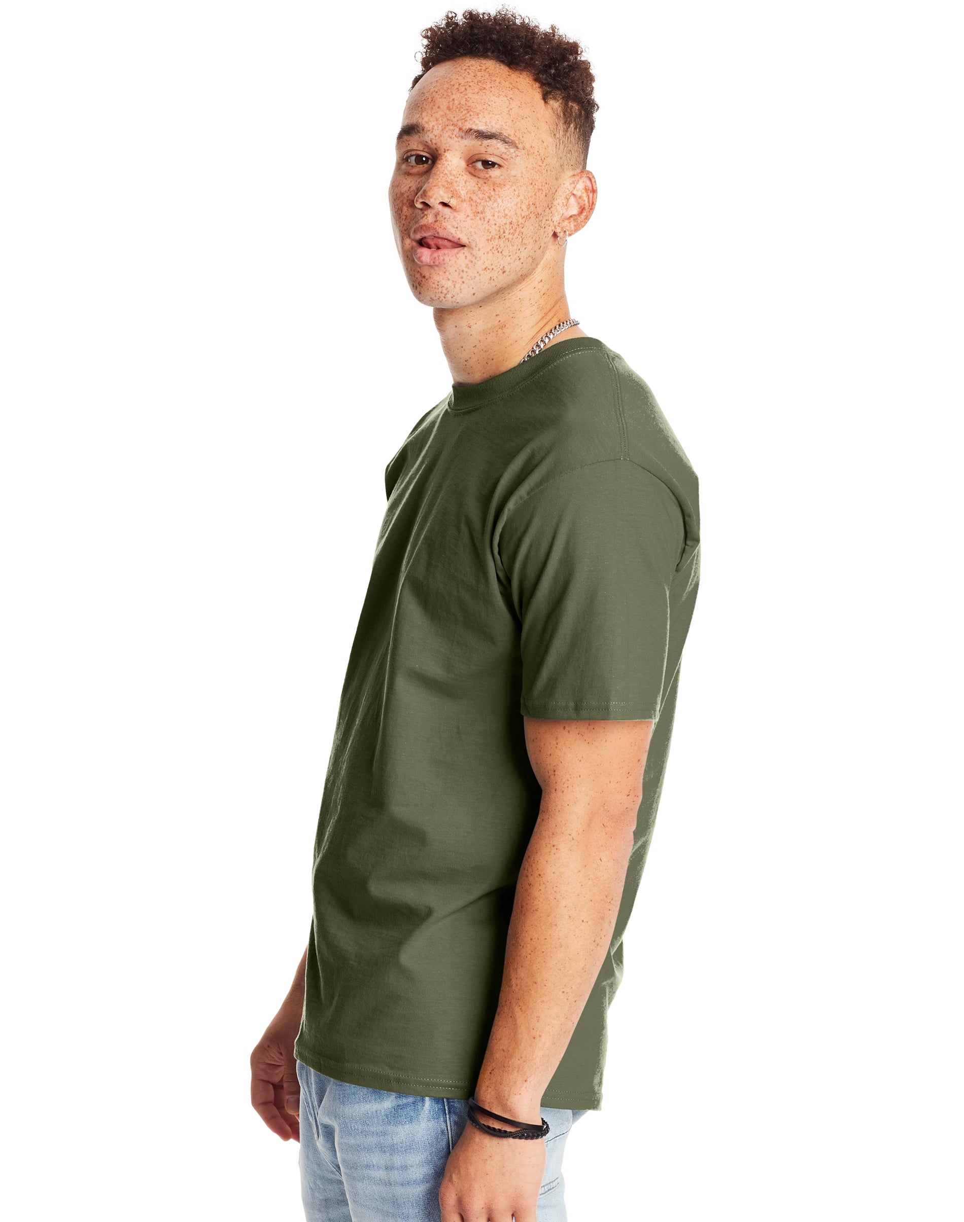 Hanes Beefy-T Unisex Heavyweight Cotton T-Shirt Big & Tall Sizes