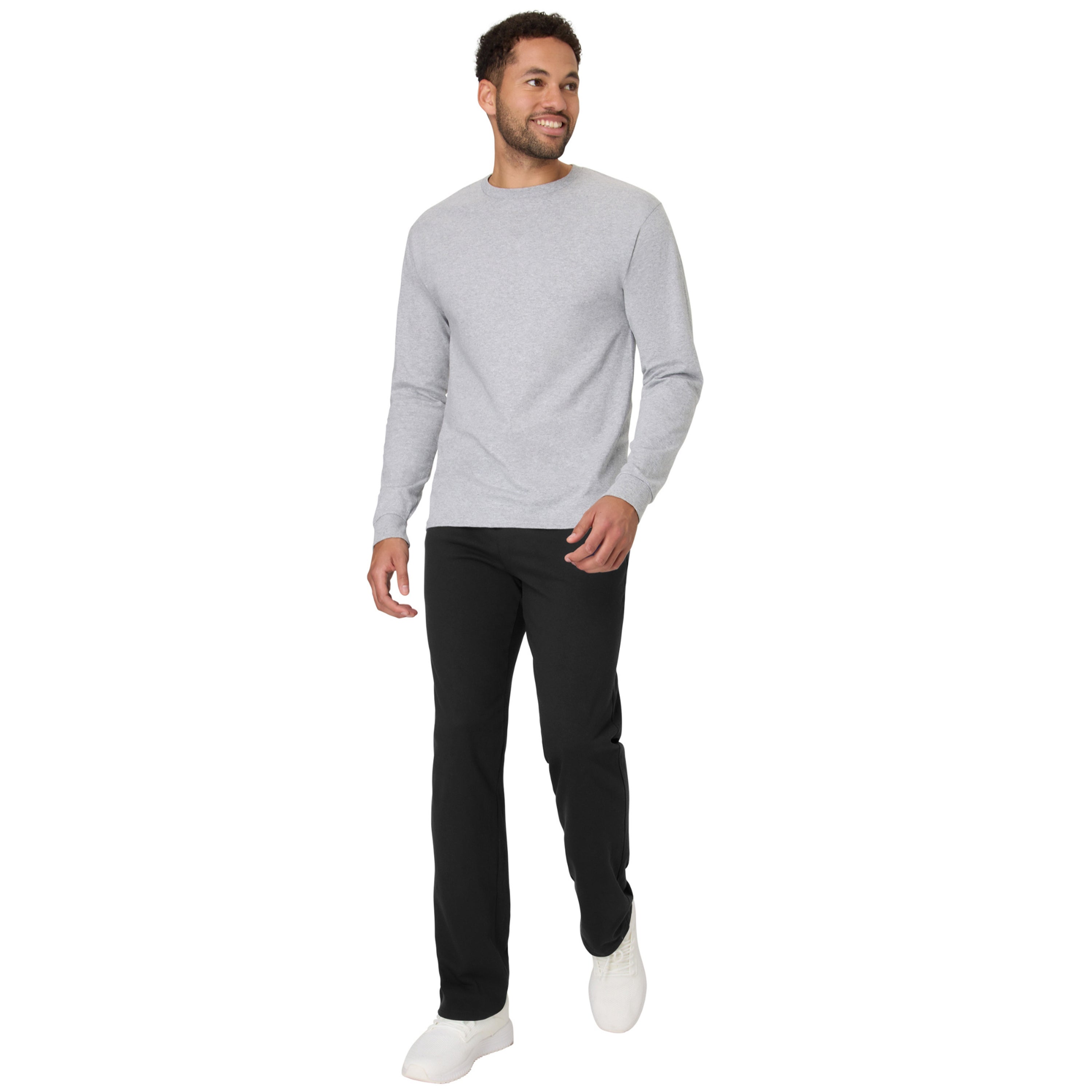 Hanes Essentials Men's Midweight Cotton Jersey Sweatpants Pack - 3