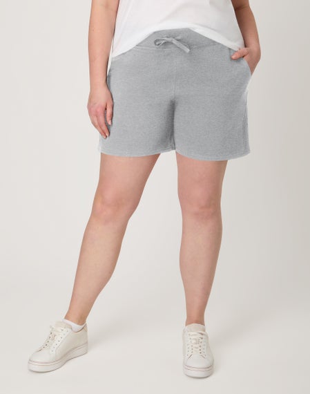 hanes shorts for under dresses Hanes Women's Jersey Pocket Short Black 2XL