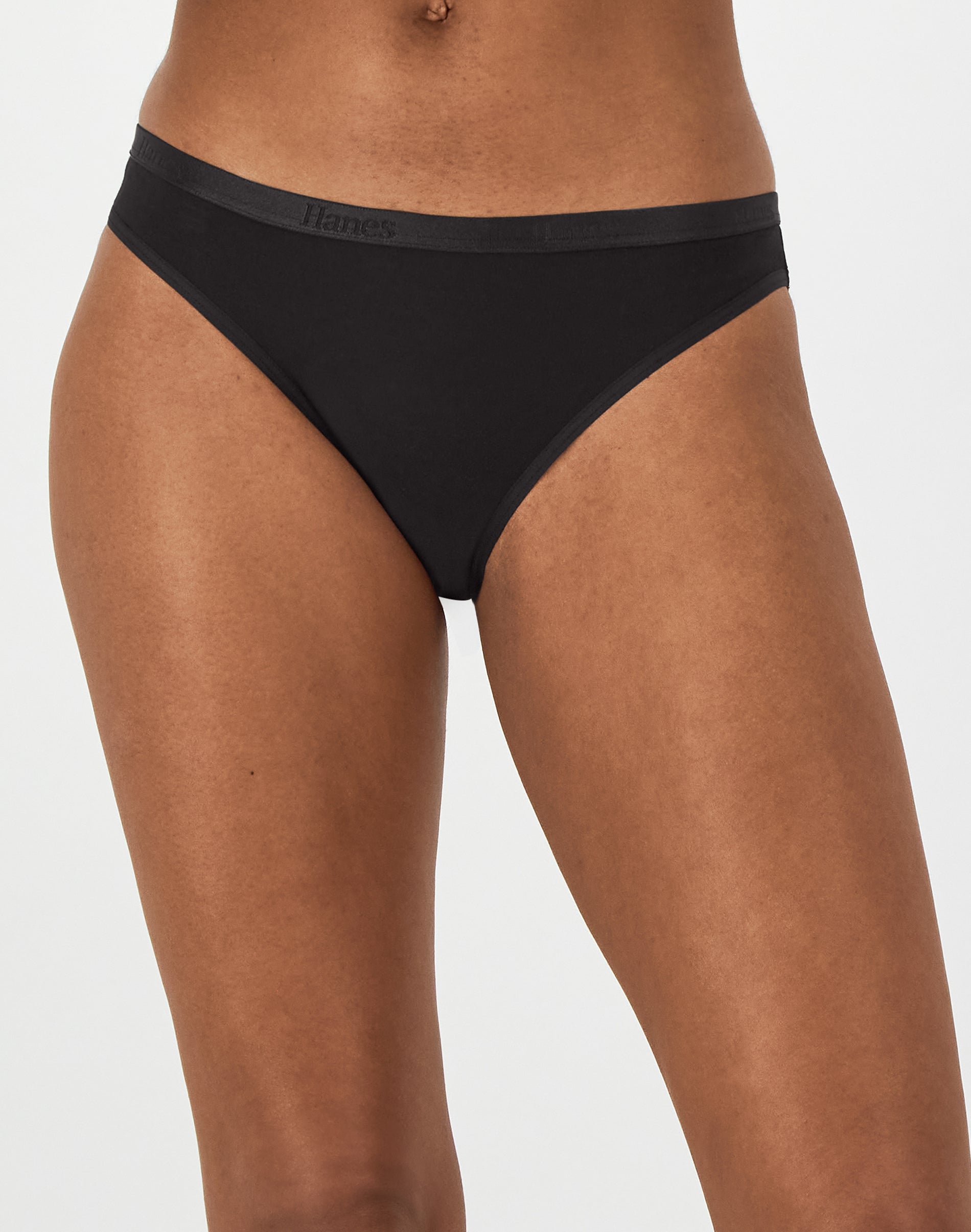 Hanes Damen Bikini Unterwäsche 10er Pack – Aus Baumwolle, Weich, Bequem – Täglicher Tragekomfort