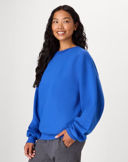 Van Heusen Mens Long Sleeve Flex Fleece Blocked Crewneck Pullover