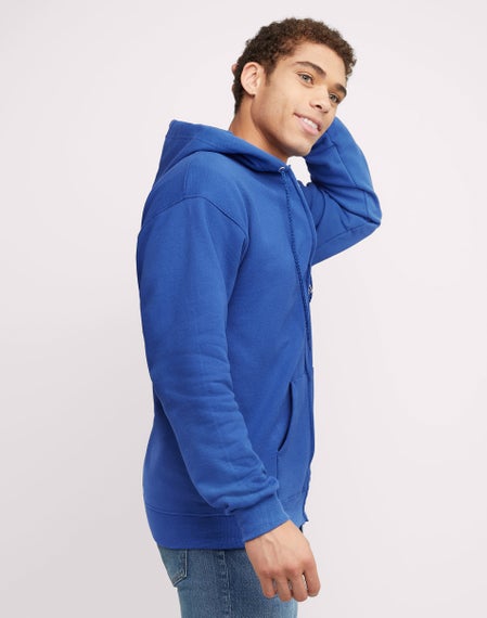 Hanes Ultimate Men's Full-Zip Heavyweight Fleece Hoodie
