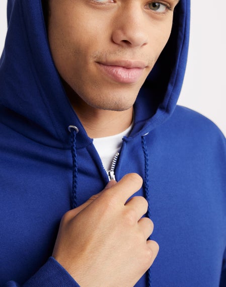 Hanes Ultimate Men's Full-Zip Heavyweight Fleece Hoodie