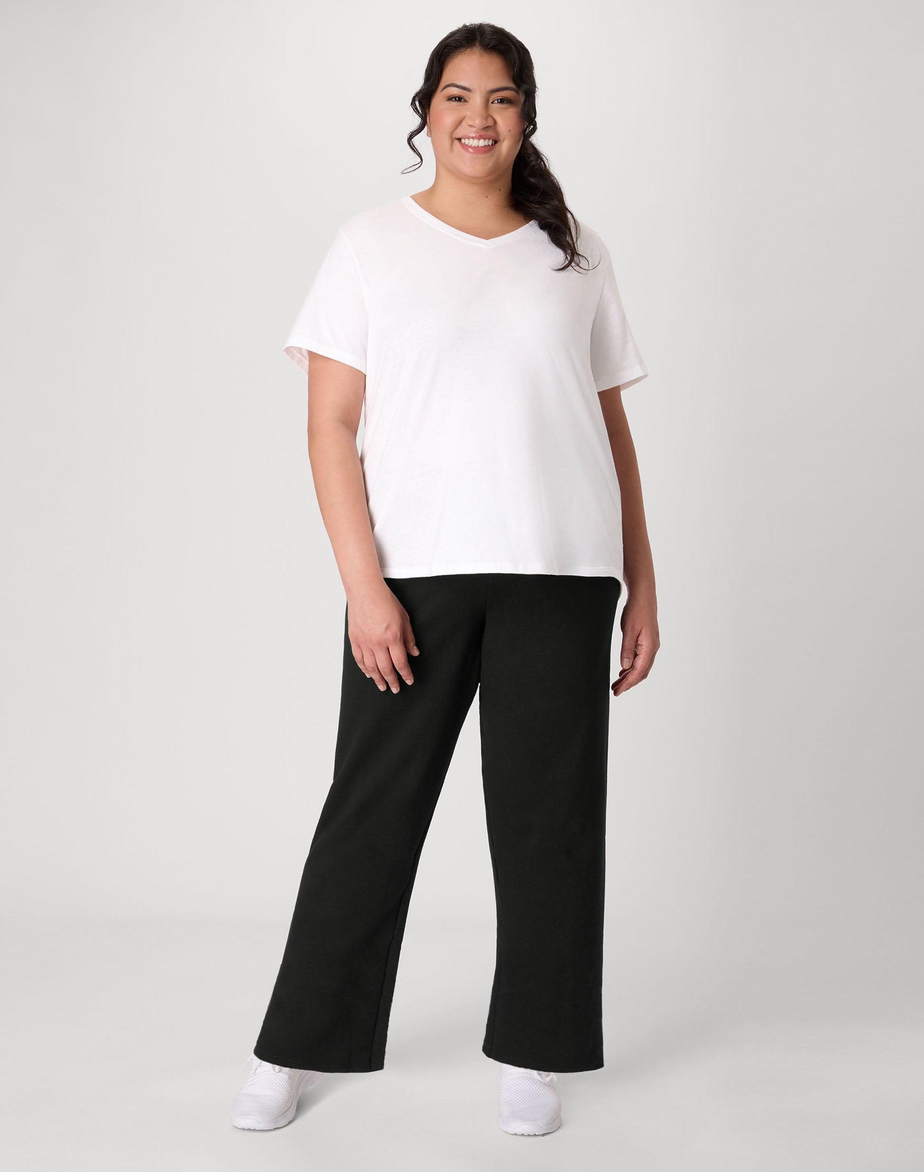 Hanes Just My Size EcoSmart Women's Fleece Sweatpants, Open Leg
