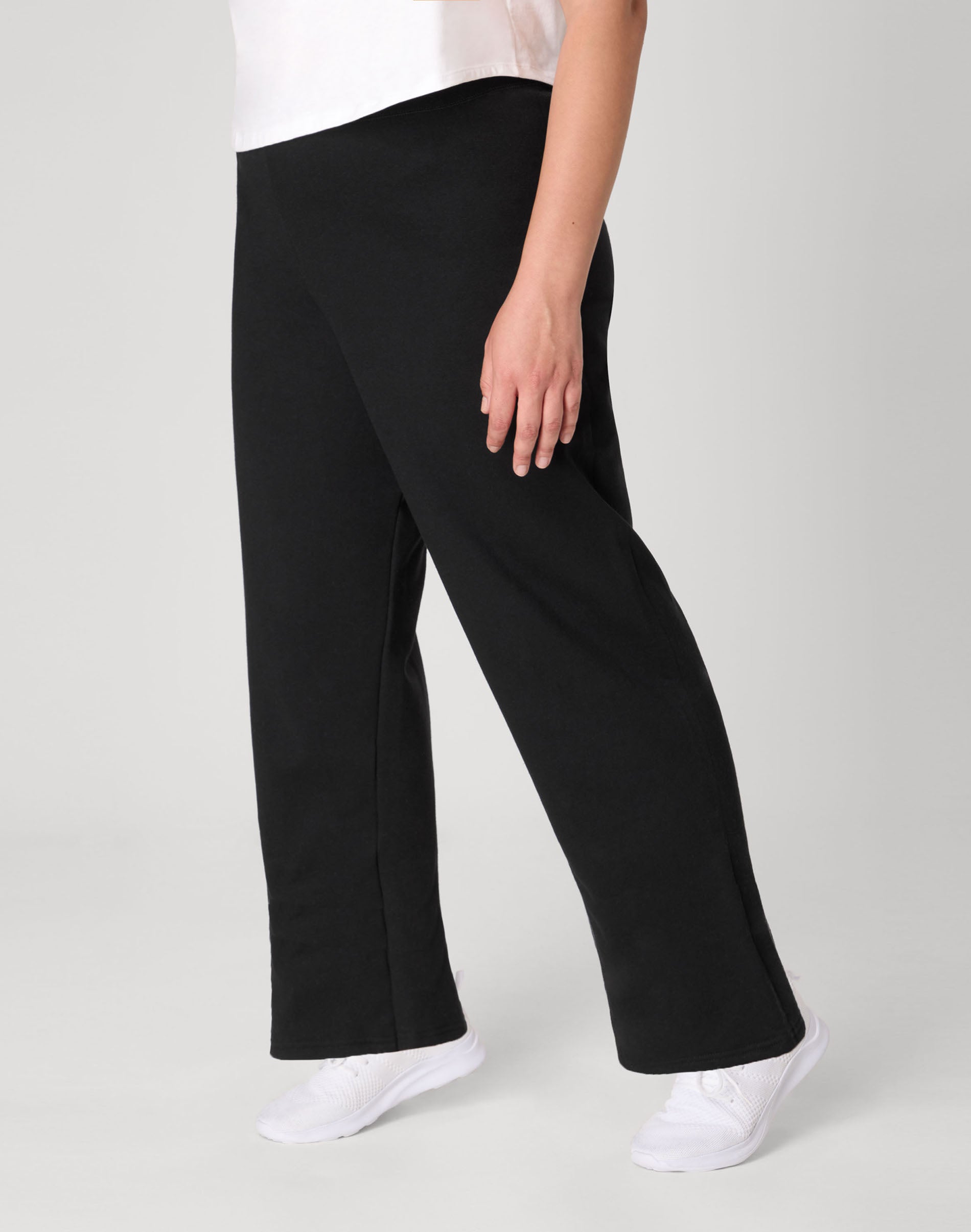 Hanes Just My Size EcoSmart Women's Fleece Sweatpants, Open Leg