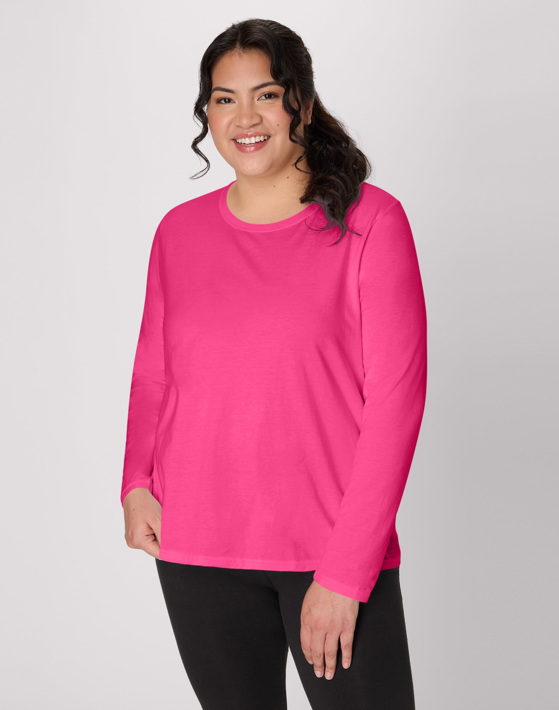 トップス OPTSTUFF DRAWSTRING LONG SLEEVE T-SHIRT Allwear Tencel™ Lightweight Long Sleeve Tee
