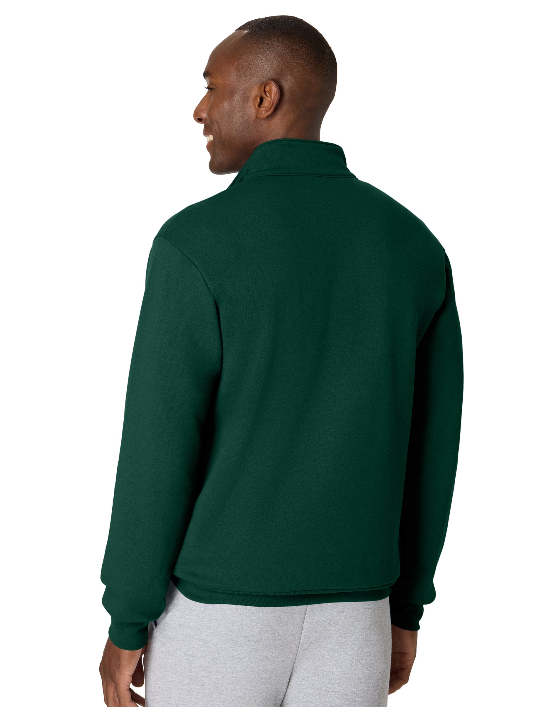 Hanes EcoSmart Men's Fleece Quarter-Zip Pullover