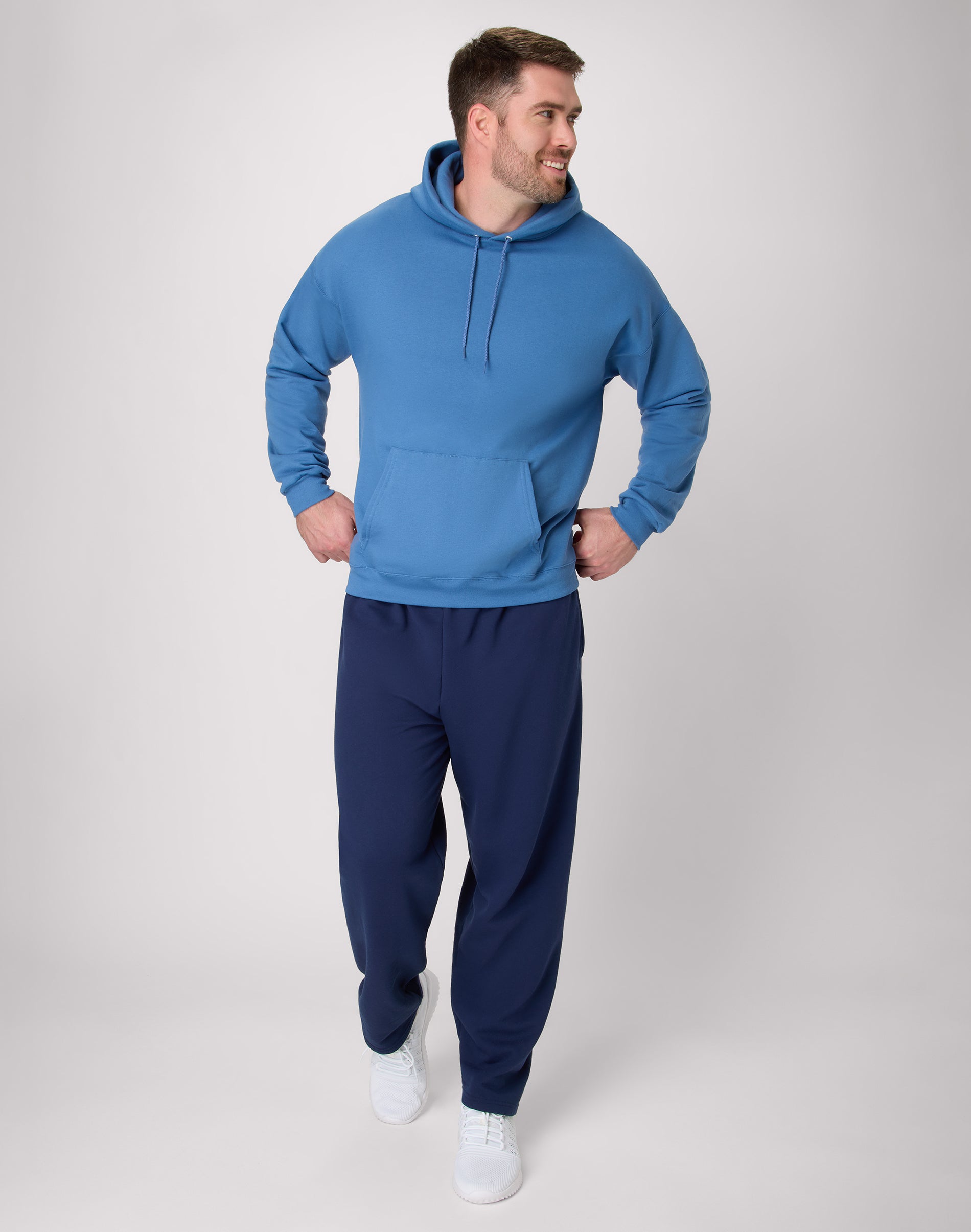 Men's EcoSmart Mid-Weight Fleece Hoodie | Hanes