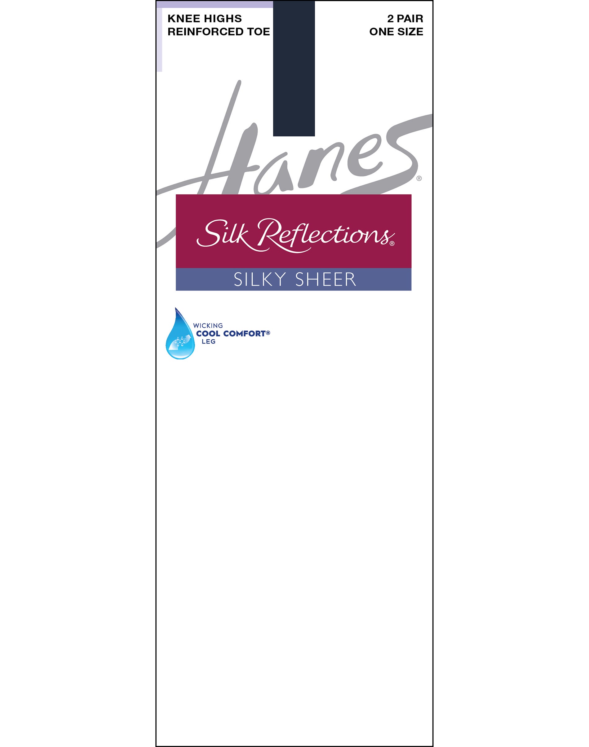 hanes silk reflections plus size
