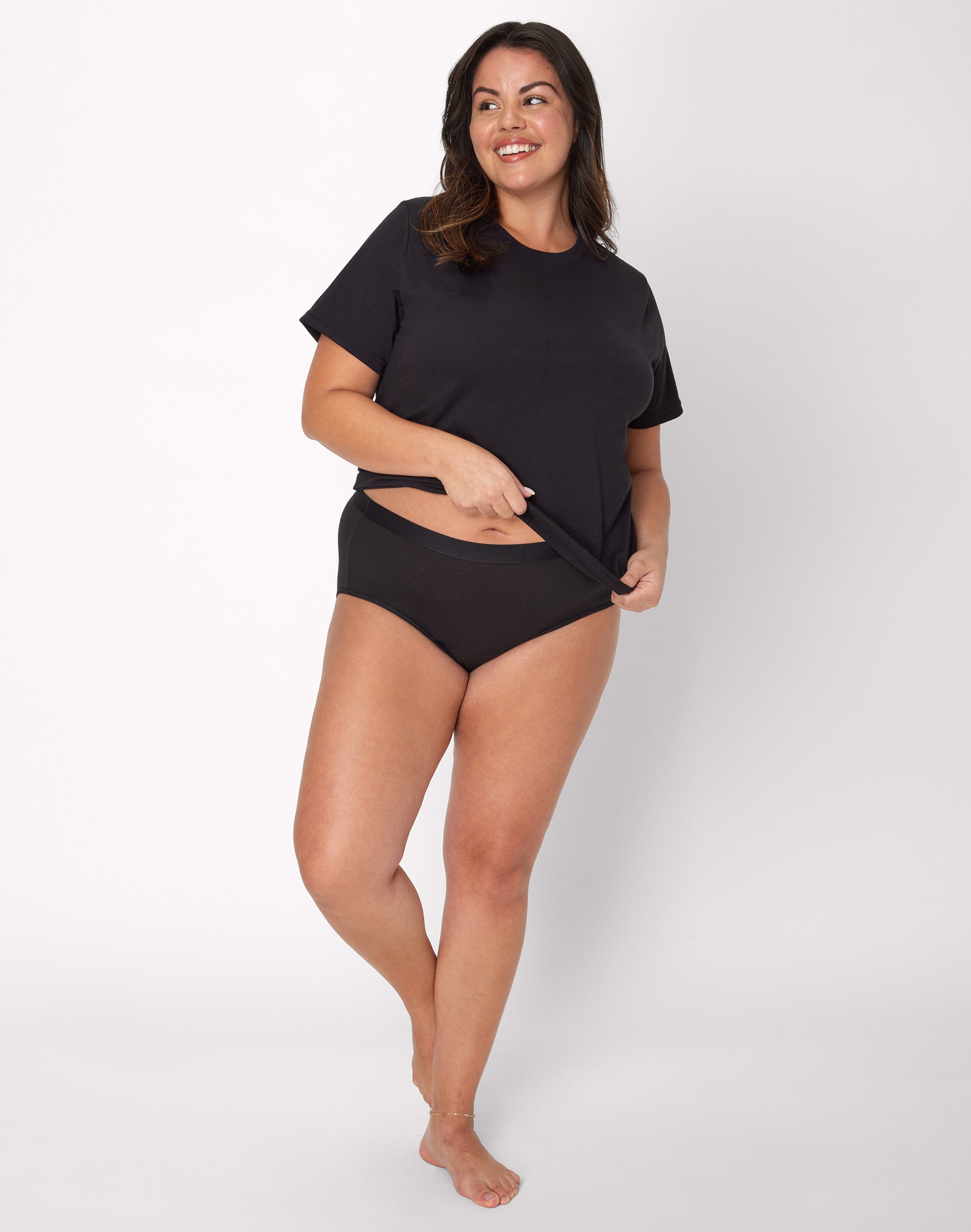 Hanes Just My Size Women's Super Leaks Brief Underwear – 2-Pack, Comfort Period, PLUS Size