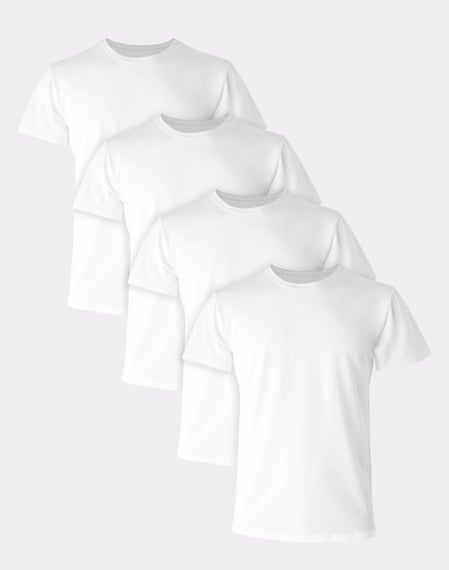 Hanes White T-Shirt 4-Pack