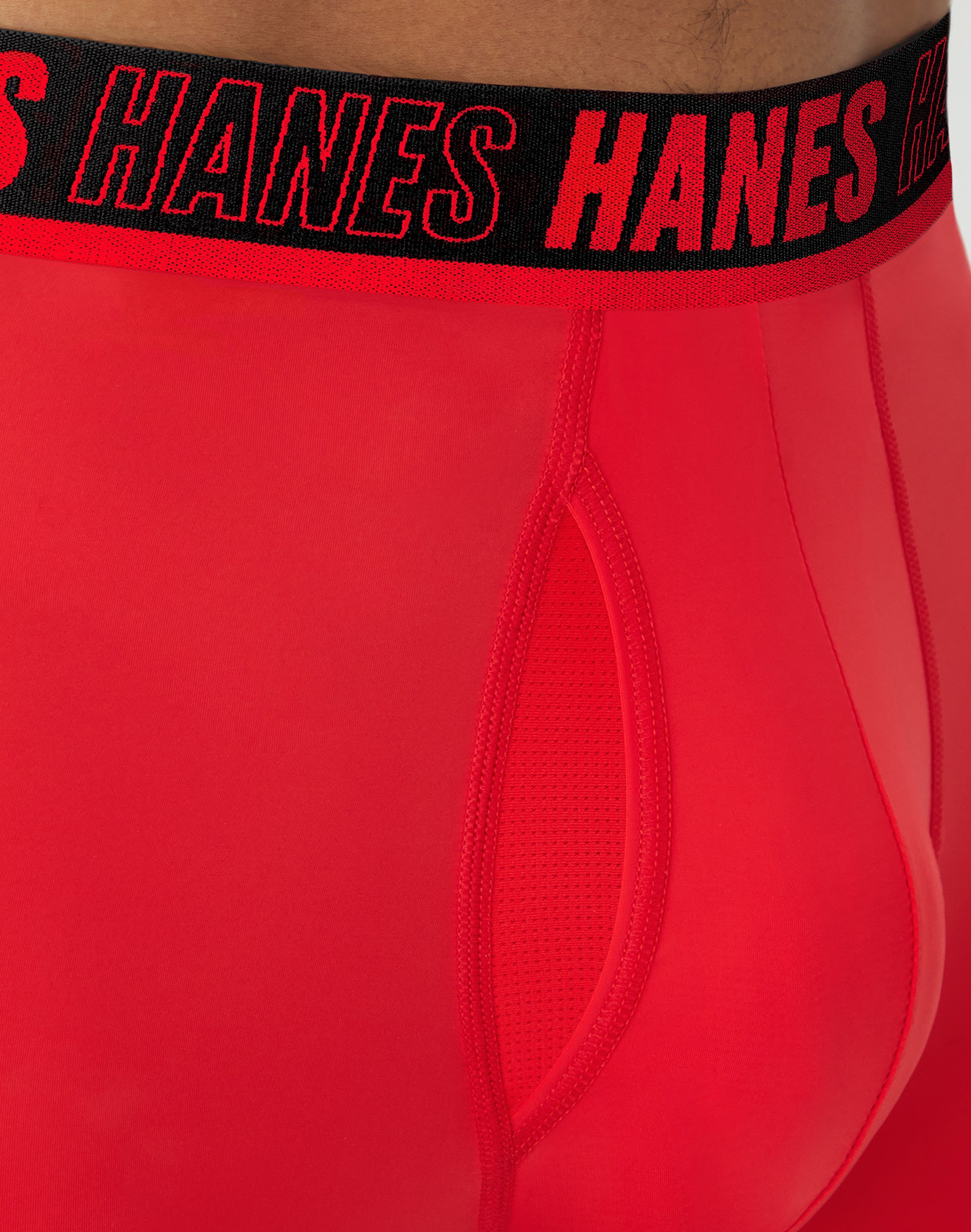 Hanes Moves Ultimate Men's Anti-Chafe Trunk Underwear, Total