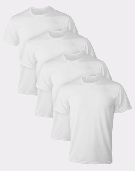 Hanes White Tee 4-Pack